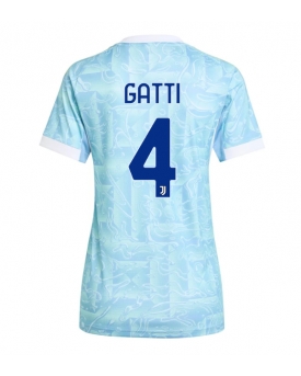 Billige Fotballdrakt Juventus Federico Gatti #4 Replika Bortedrakt Dame 2025-26 Kortermet Billige Fotballdrakt Juventus Federico Gatti #4 Replika Bortedrakt Dame 2025-26 Kortermet